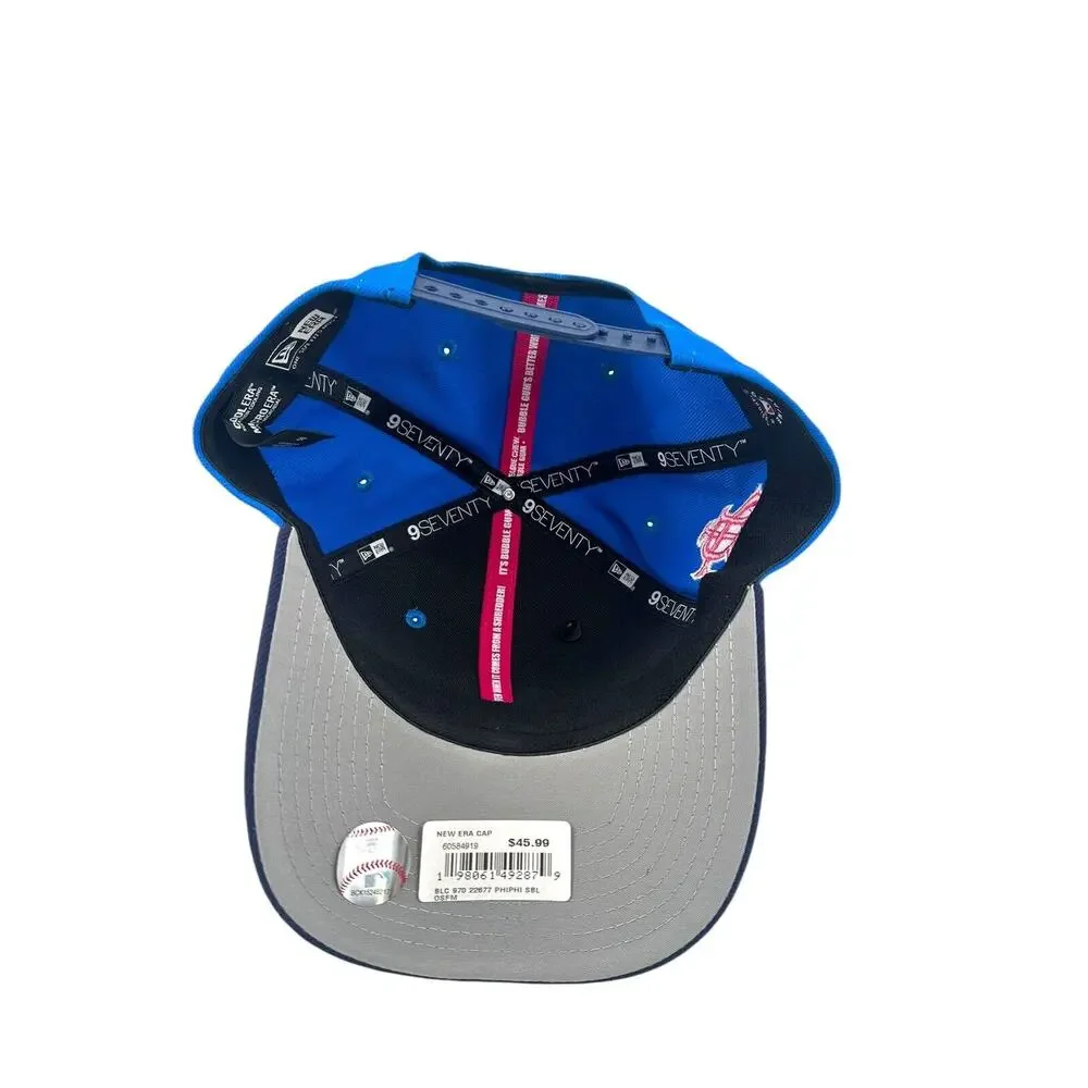 Texas Rangers Big League Chew Cotton Candy New Era 9SEVENTY Stretch-Snap Cap NWT